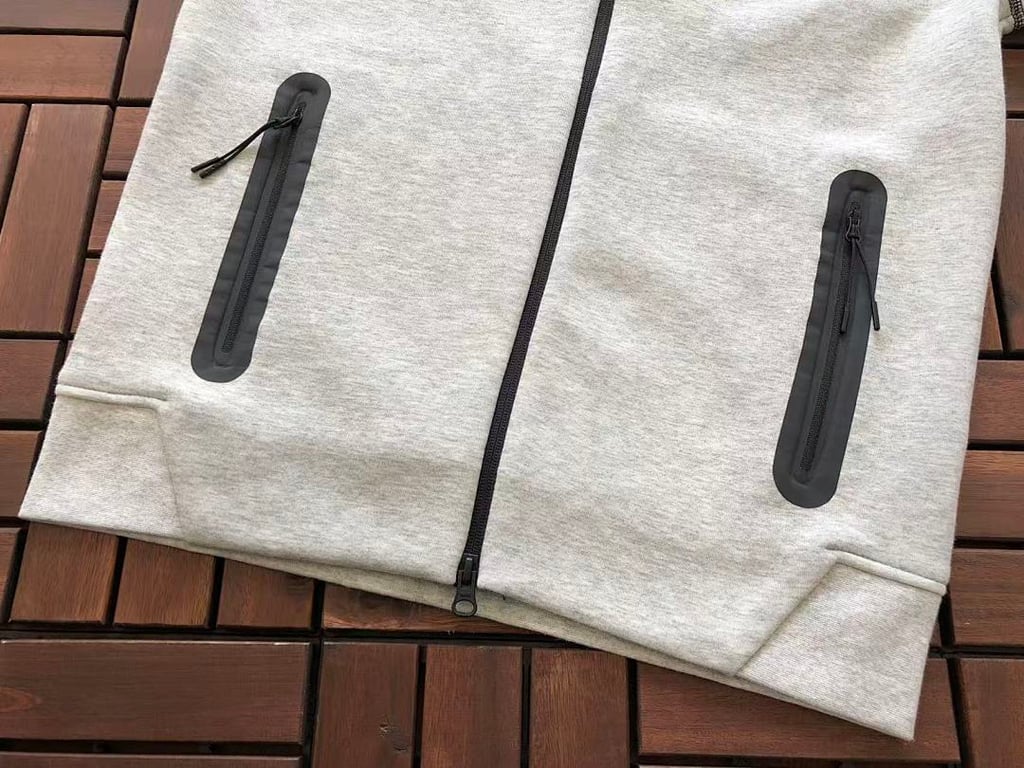Nike Tech Fleece Tracksuit Grey Black - 18