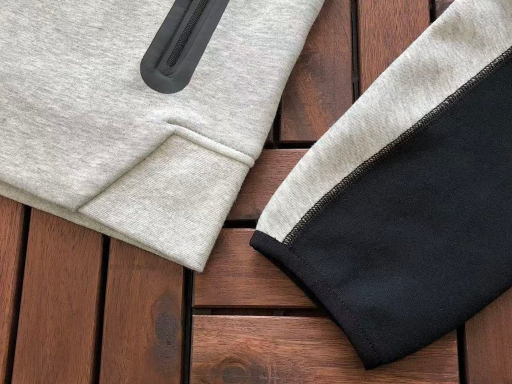 Nike Tech Fleece Tracksuit Grey Black - 22