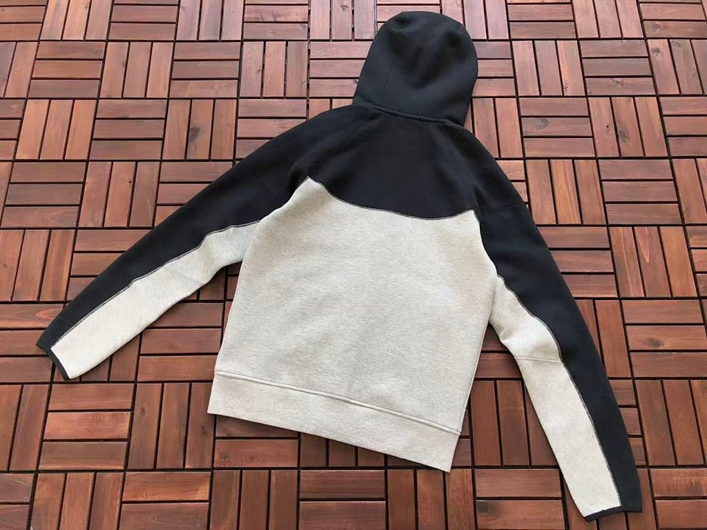 Nike Tech Fleece Tracksuit Grey Black - 25