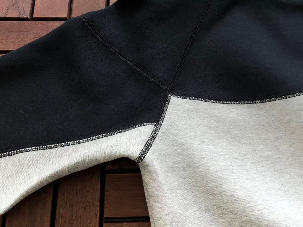 Nike Tech Fleece Tracksuit Grey Black - 29