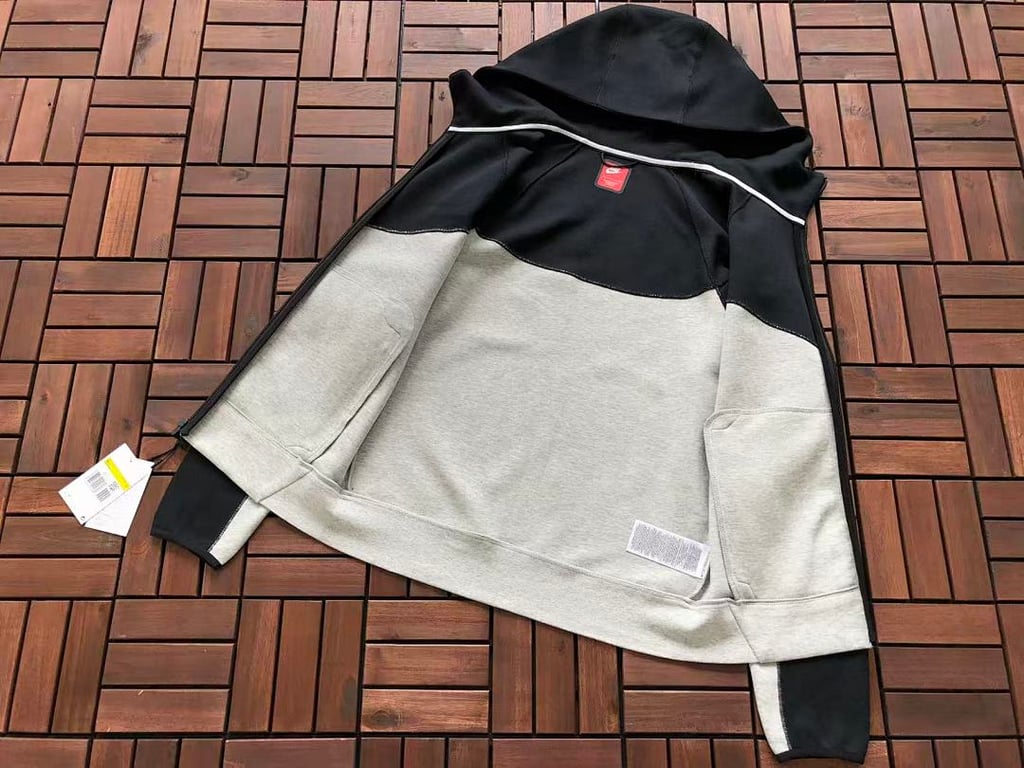 Nike Tech Fleece Tracksuit Grey Black - 32