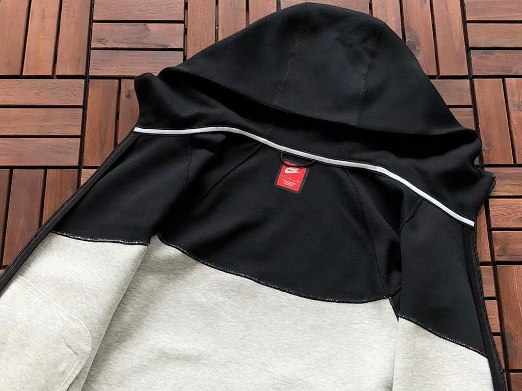 Nike Tech Fleece Tracksuit Grey Black - 33