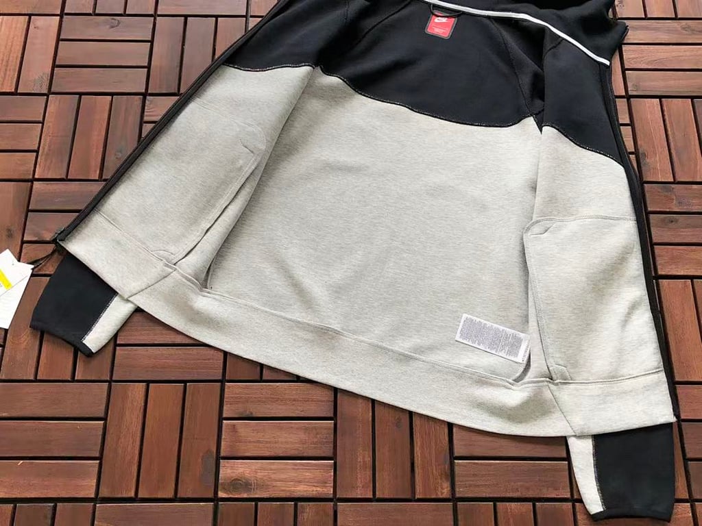 Nike Tech Fleece Tracksuit Grey Black - 34