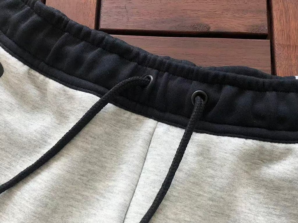 Nike Tech Fleece Tracksuit Grey Black - 69