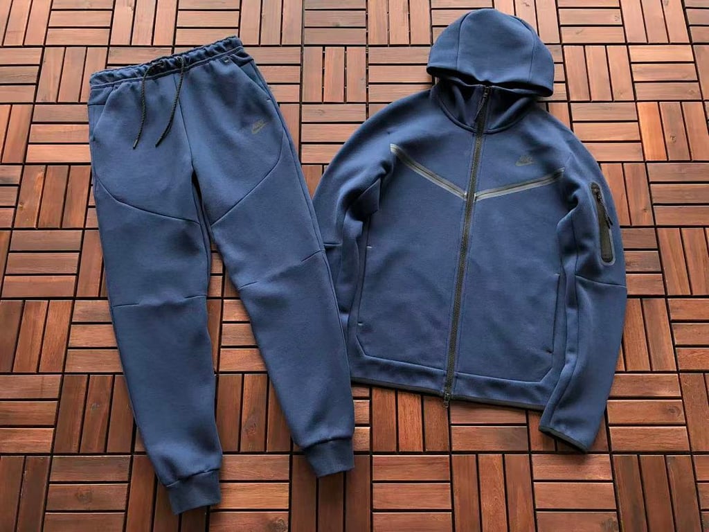 Nike Tech Fleece 2020 Midnight Navy Tracksuit - 4