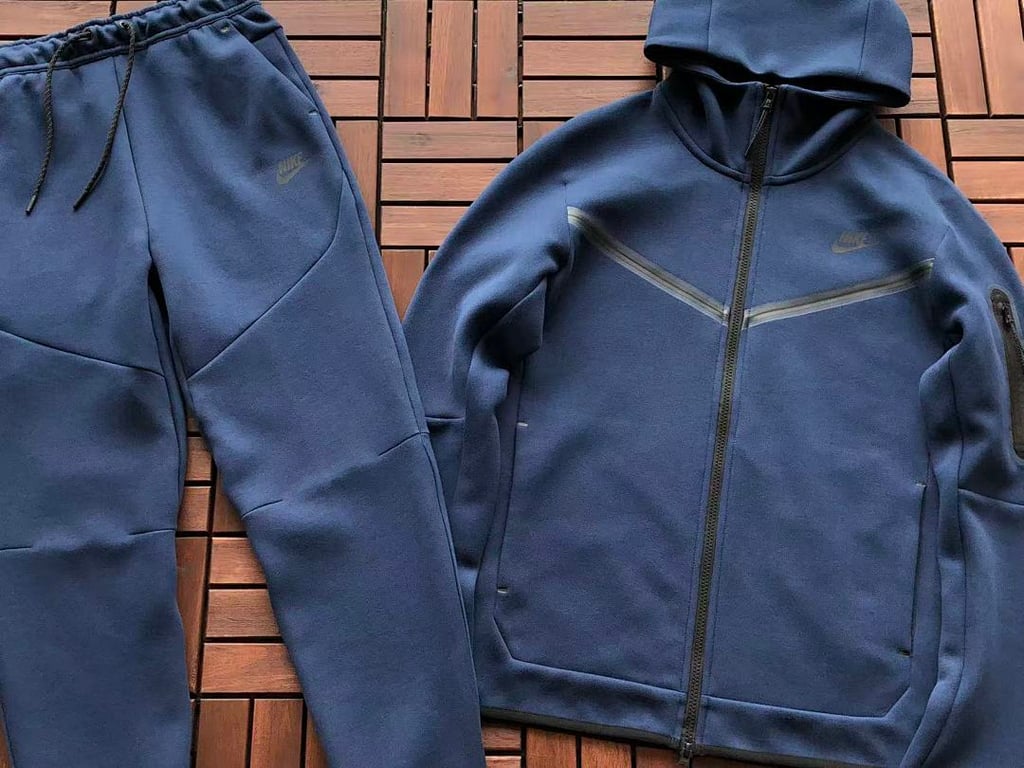 Nike Tech Fleece 2020 Midnight Navy Tracksuit - 5