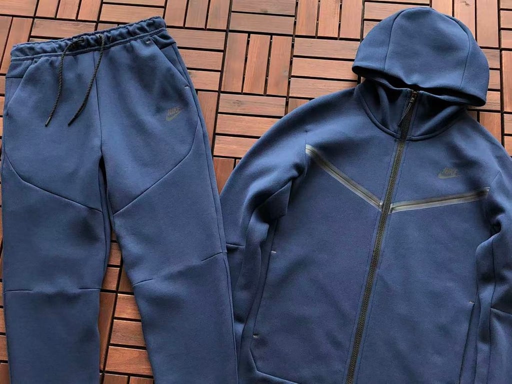 Nike Tech Fleece 2020 Midnight Navy Tracksuit - 6