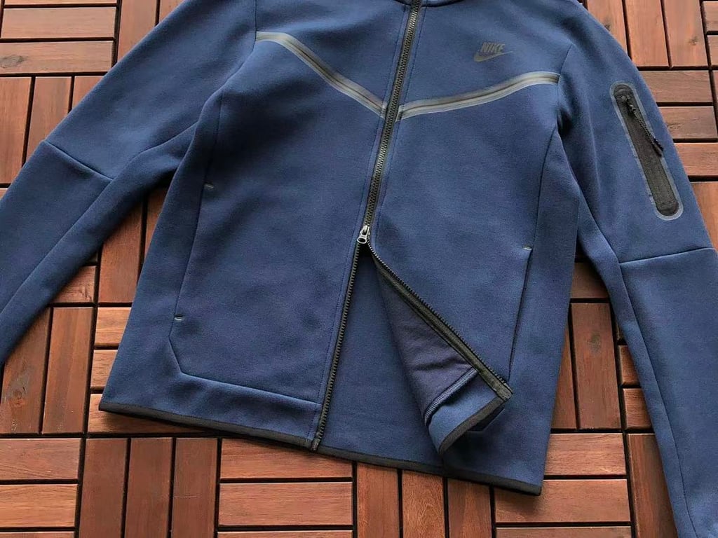 Nike Tech Fleece 2020 Midnight Navy Tracksuit - 13