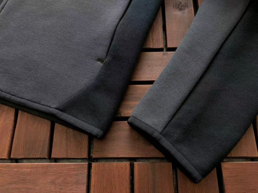 Nike Tech Fleece Tracksuit Black Grey Neon Green - 20