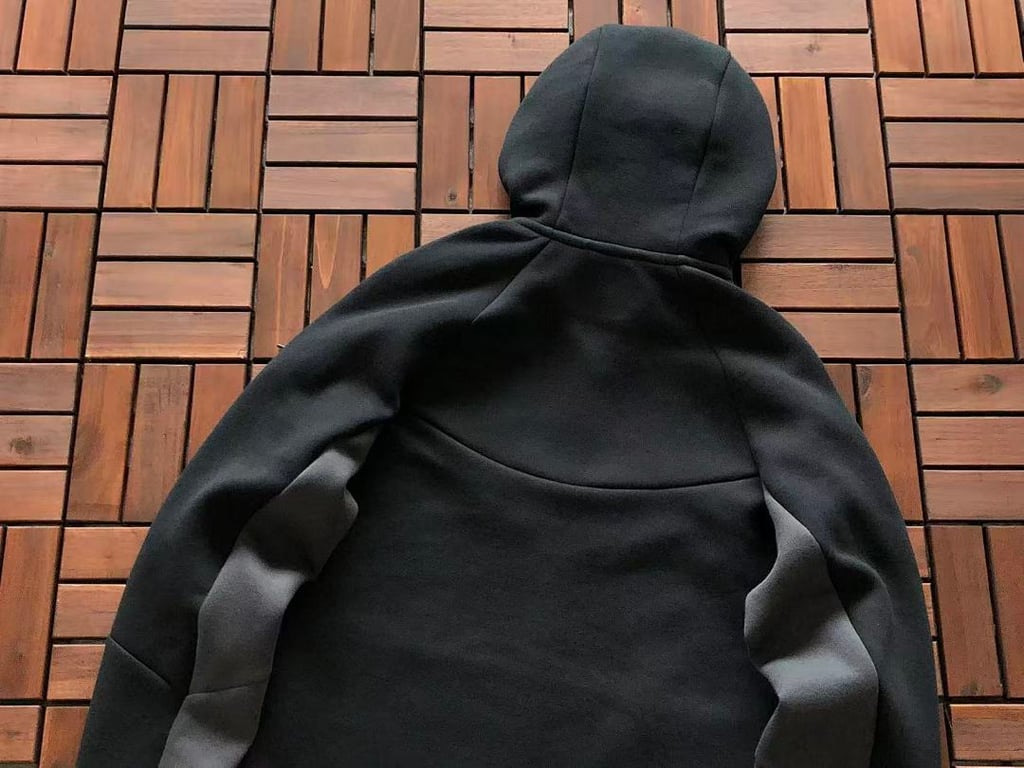 Nike Tech Fleece Tracksuit Black Grey Neon Green - 28