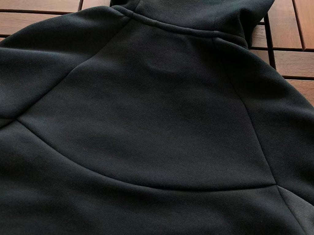 Nike Tech Fleece Tracksuit Black Grey Neon Green - 35