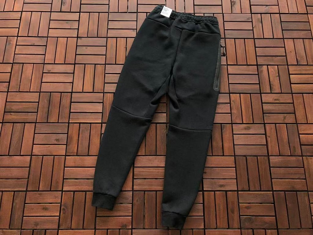 Nike Tech Fleece Tracksuit Black Grey Neon Green - 71