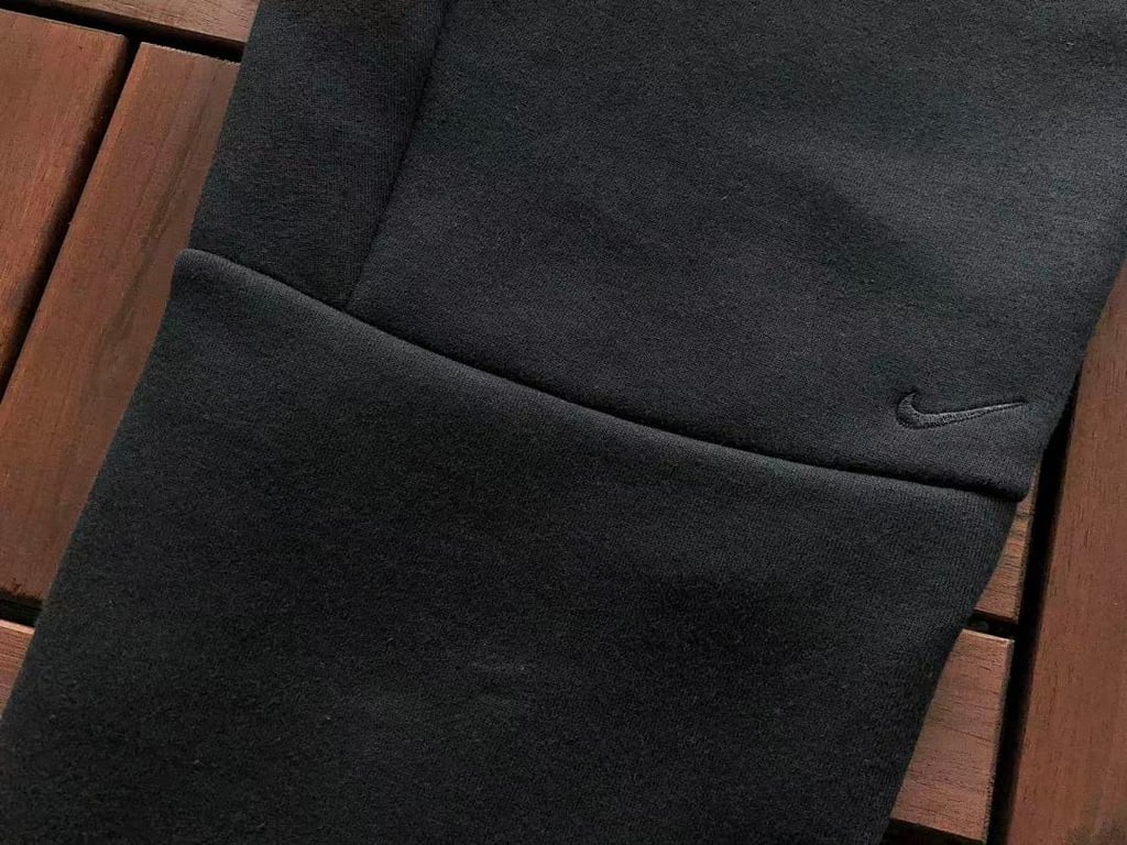Nike Tech Fleece Tracksuit Black Grey Neon Green - 79