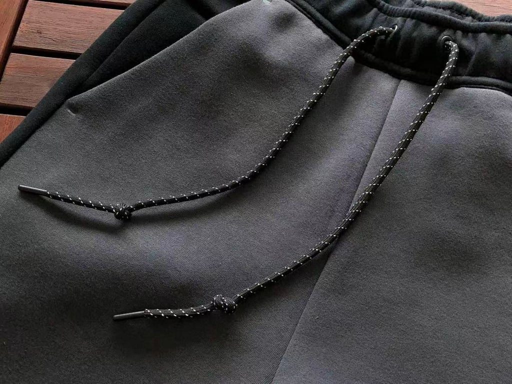 Nike Tech Fleece Tracksuit Black Grey Neon Green - 82