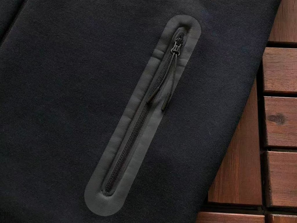 Nike Tech Fleece Set Black Grey Red - 23