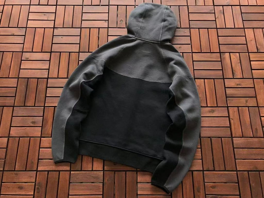 Nike Tech Fleece Set Black Grey Red - 27