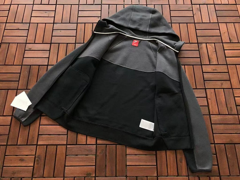 Nike Tech Fleece Set Black Grey Red - 49