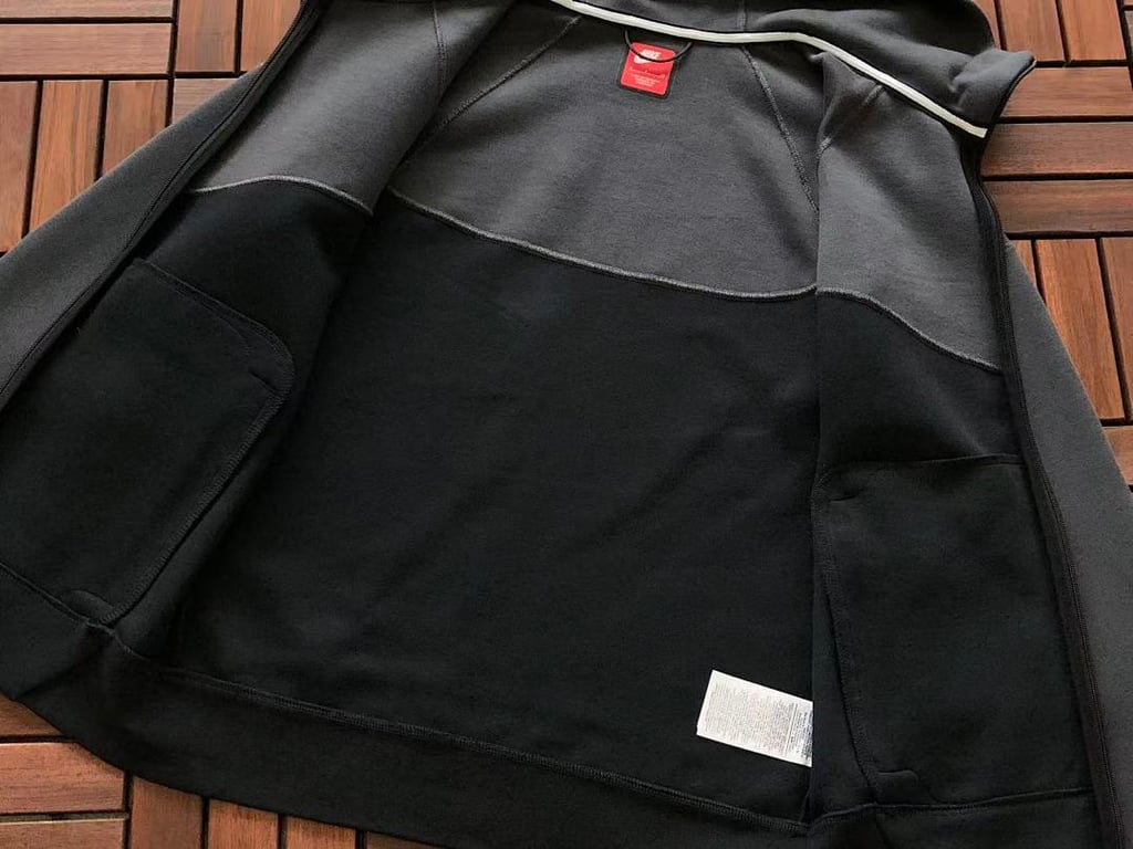 Nike Tech Fleece Set Black Grey Red - 51