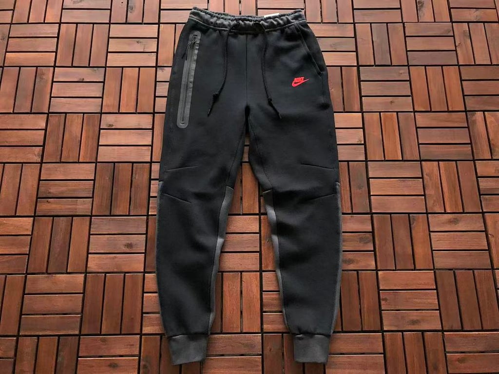 Nike Tech Fleece Set Black Grey Red - 52