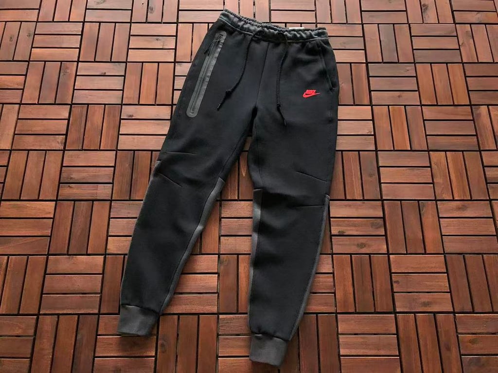 Nike Tech Fleece Set Black Grey Red - 53