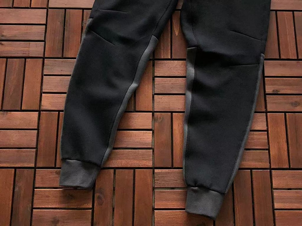 Nike Tech Fleece Set Black Grey Red - 55