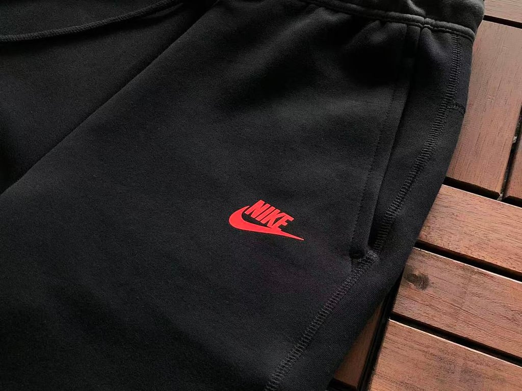 Nike Tech Fleece Set Black Grey Red - 56