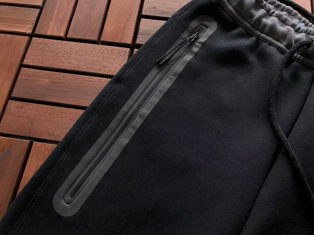 Nike Tech Fleece Set Black Grey Red - 67