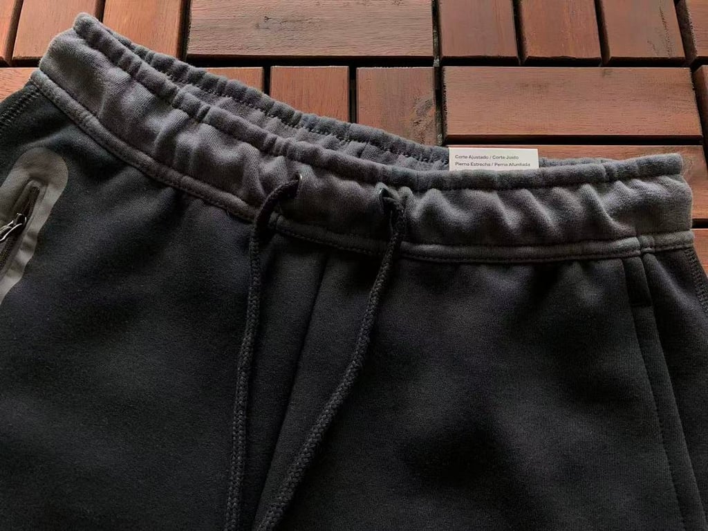 Nike Tech Fleece Set Black Grey Red - 77