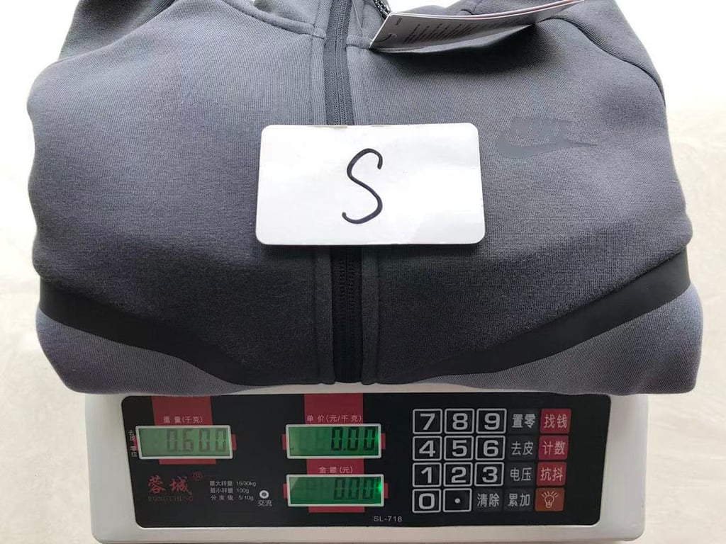 Nike Tech Fleece Tracksuit Grey Black - 96