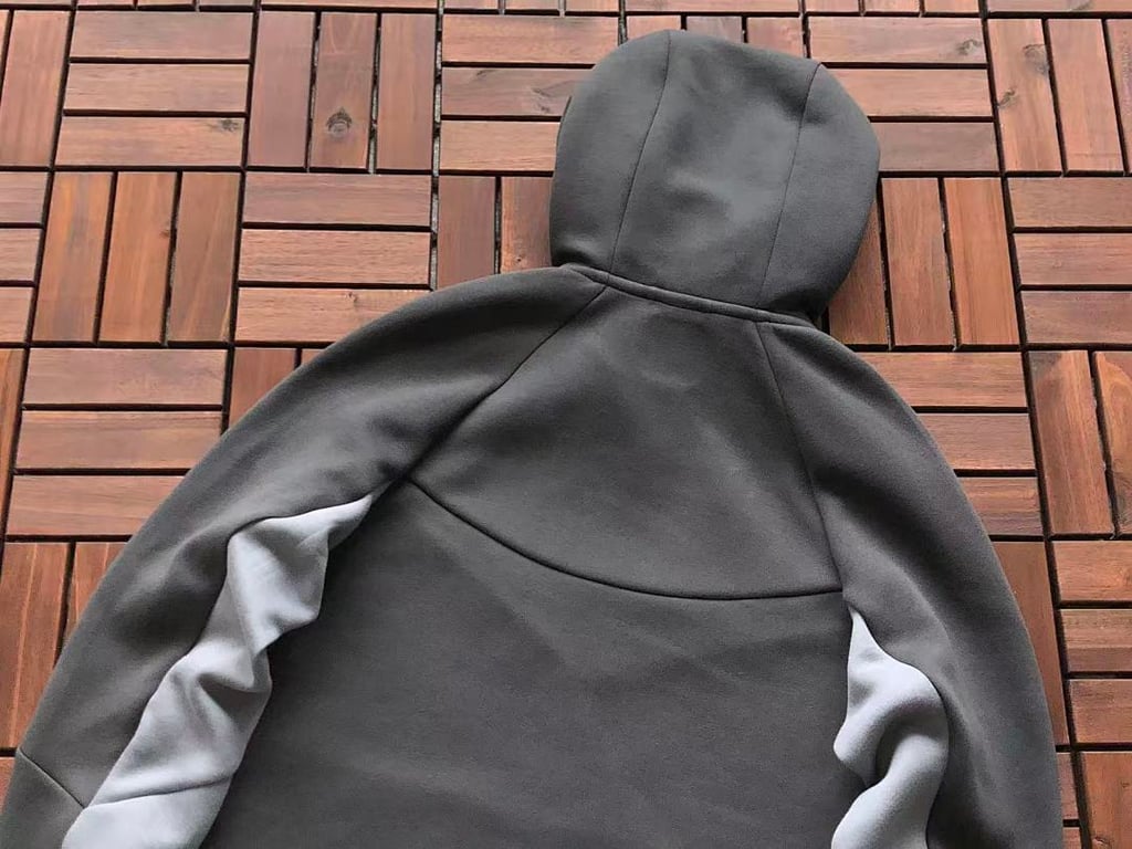 Nike Tech Fleece Tracksuit Grey Black - 28