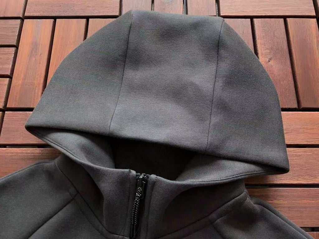 Nike Tech Fleece Tracksuit Grey Black - 39