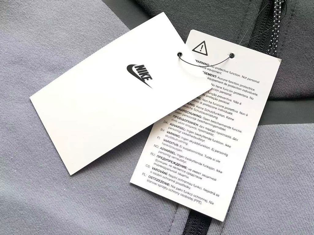 Nike Tech Fleece Tracksuit Grey Black - 45