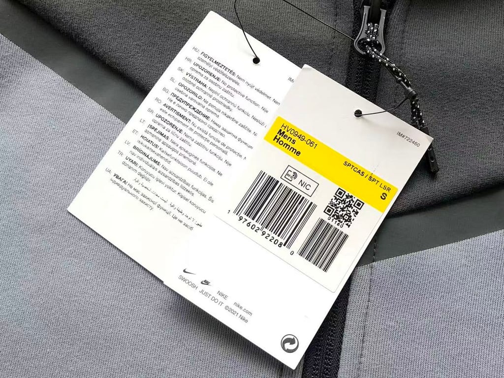 Nike Tech Fleece Tracksuit Grey Black - 46