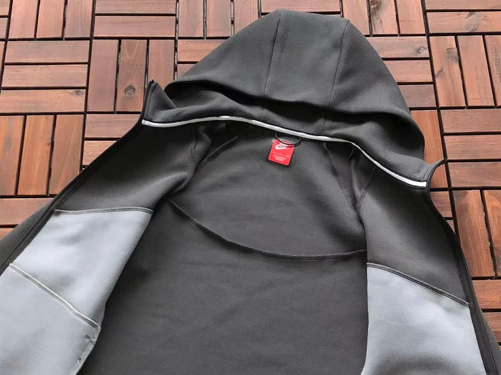 Nike Tech Fleece Tracksuit Grey Black - 56