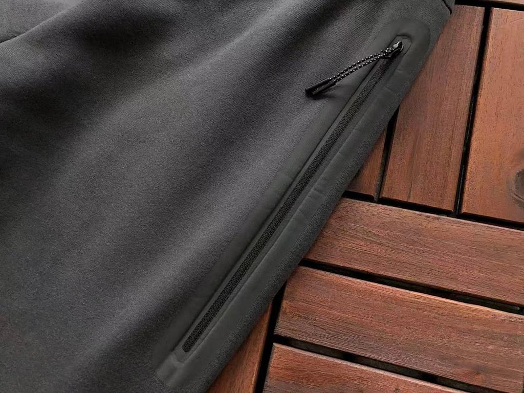 Nike Tech Fleece Tracksuit Grey Black - 74