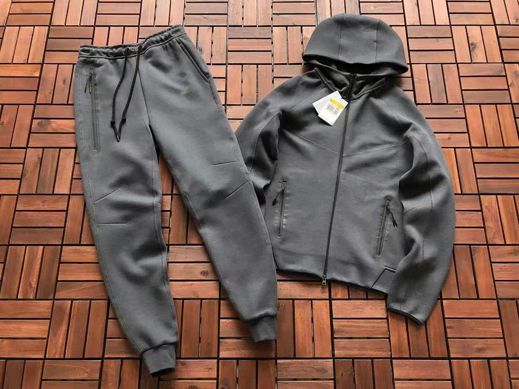 Nike Tech Fleece Tracksuit Dark Grey - 3