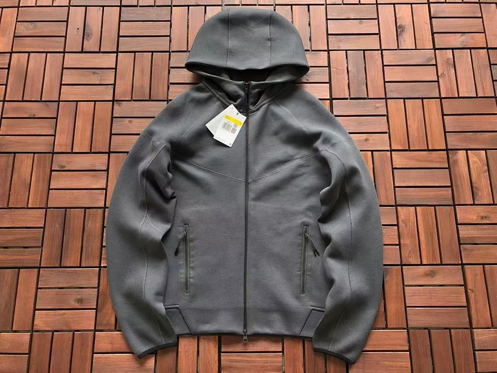 Nike Tech Fleece Tracksuit Dark Grey - 5