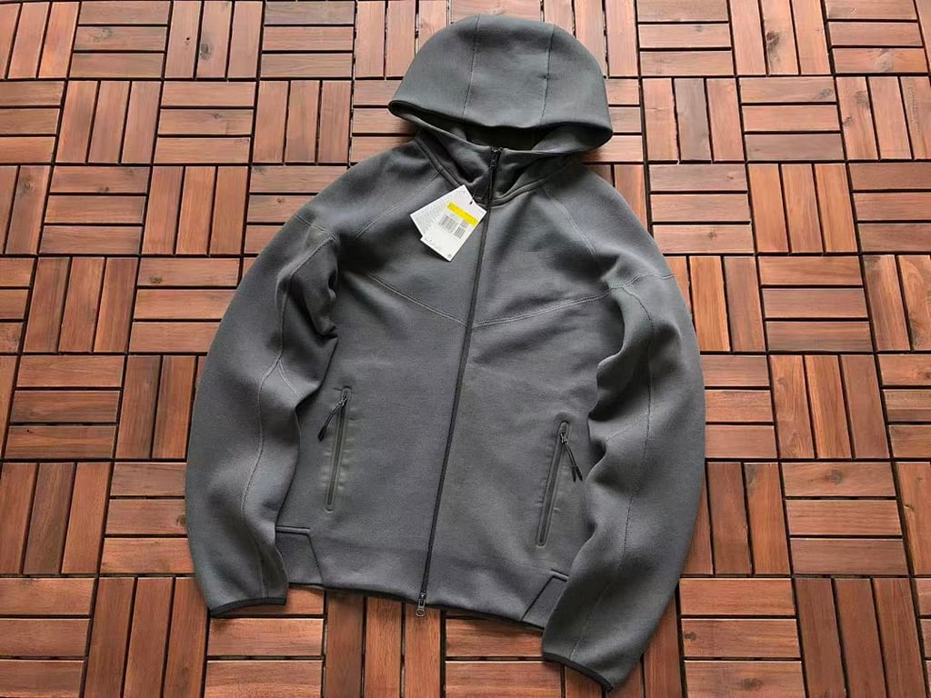 Nike Tech Fleece Tracksuit Dark Grey - 6
