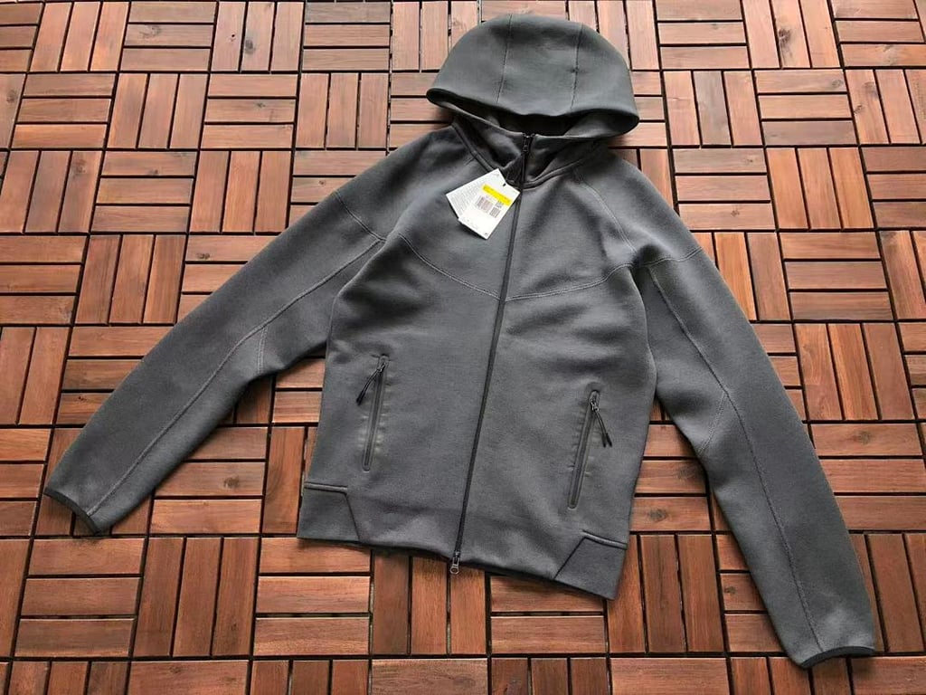 Nike Tech Fleece Tracksuit Dark Grey - 8