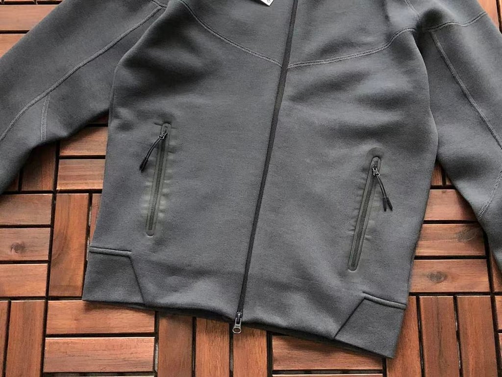 Nike Tech Fleece Tracksuit Dark Grey - 10