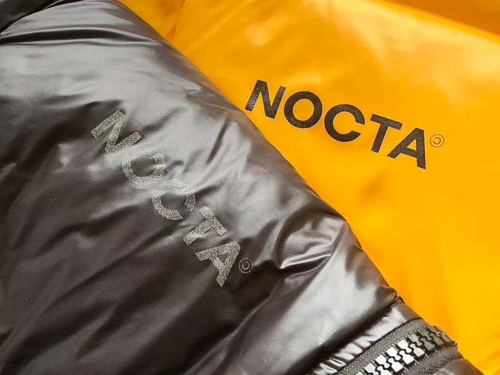 Nike Nocta Puffer Jacket Black Yellow - 18