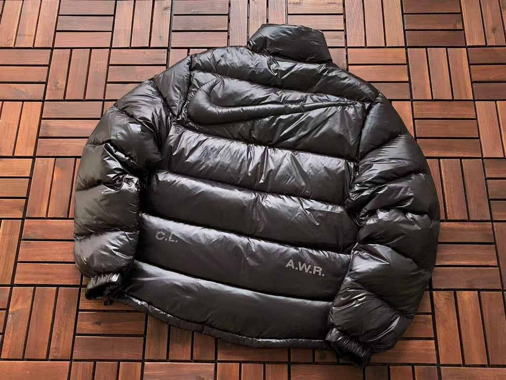 Nike Nocta Puffer Jacket Black Yellow - 27