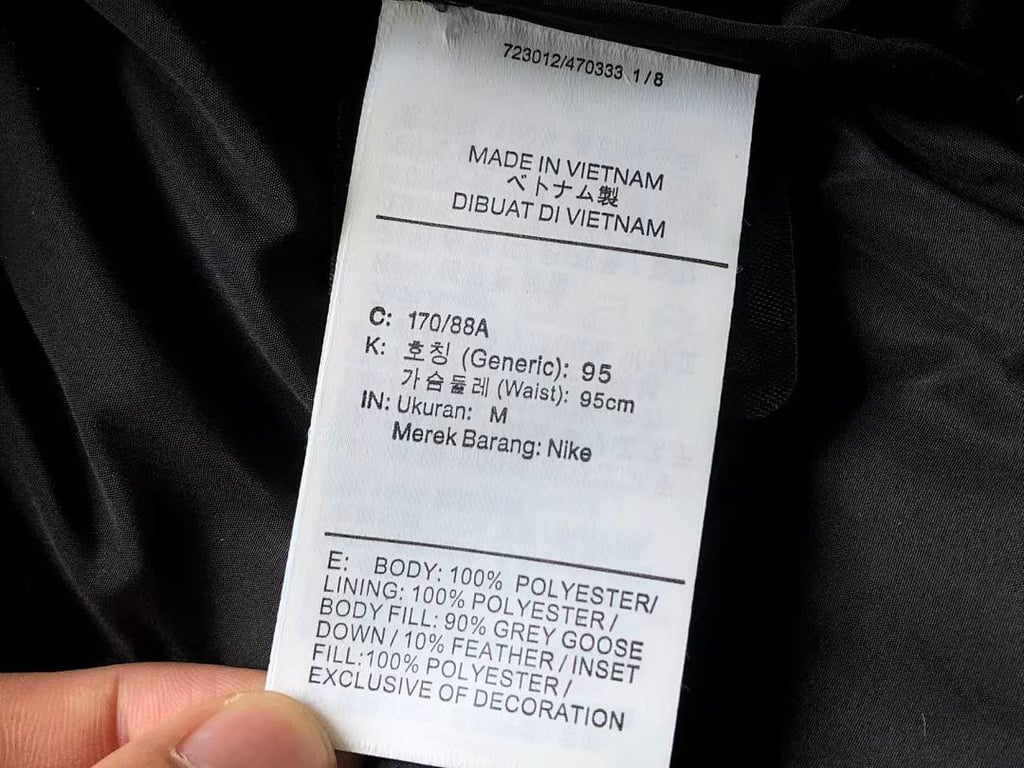 Nike Nocta Puffer Jacket Black Yellow - 35
