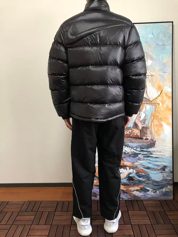 Nike Nocta Puffer Jacket Black Yellow - 7