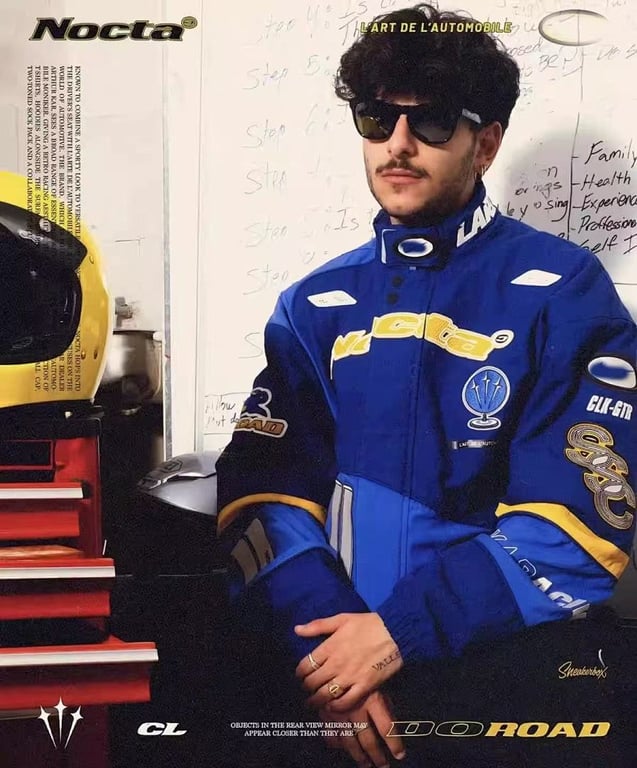 Nocta x L'Art de l'Automobile Racing Jacket Blue - 6