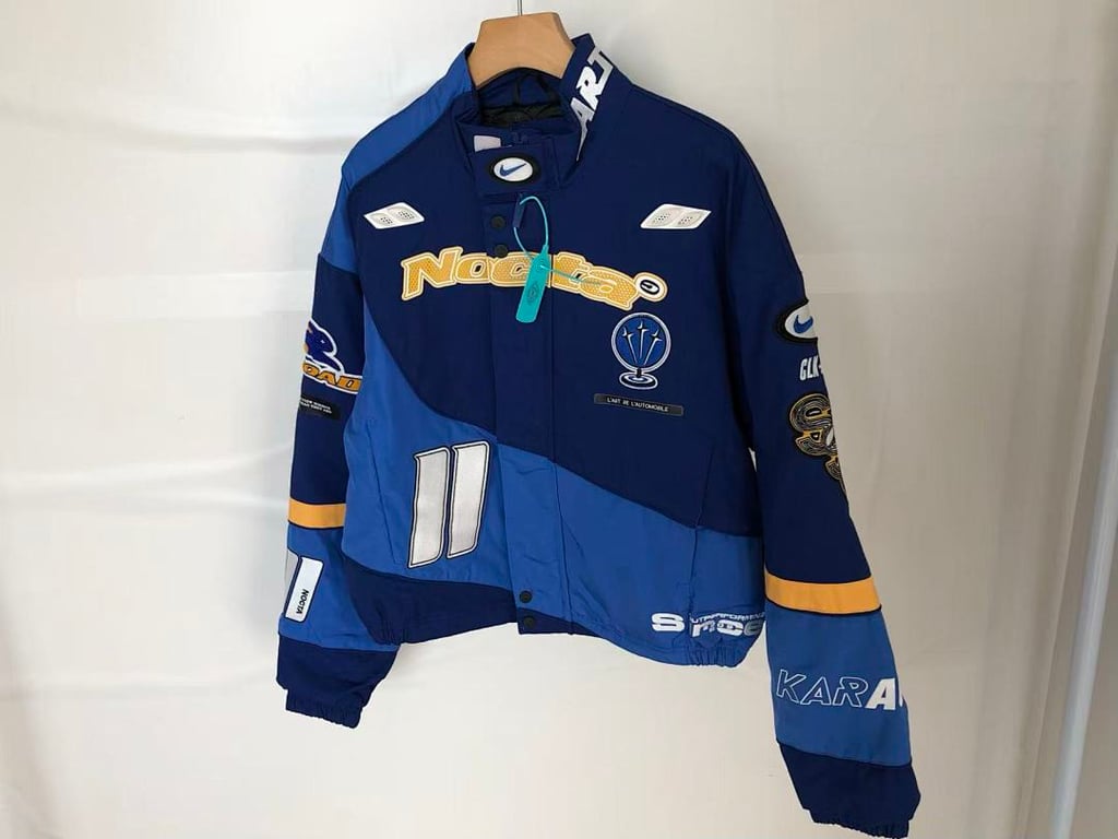 Nocta x L'Art de l'Automobile Racing Jacket Blue - 65