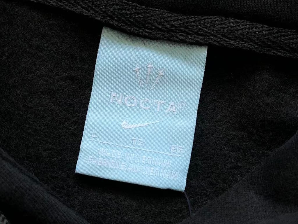 Nike Nocta Fleece Hoodie and Pants Set Black Yellow - 24