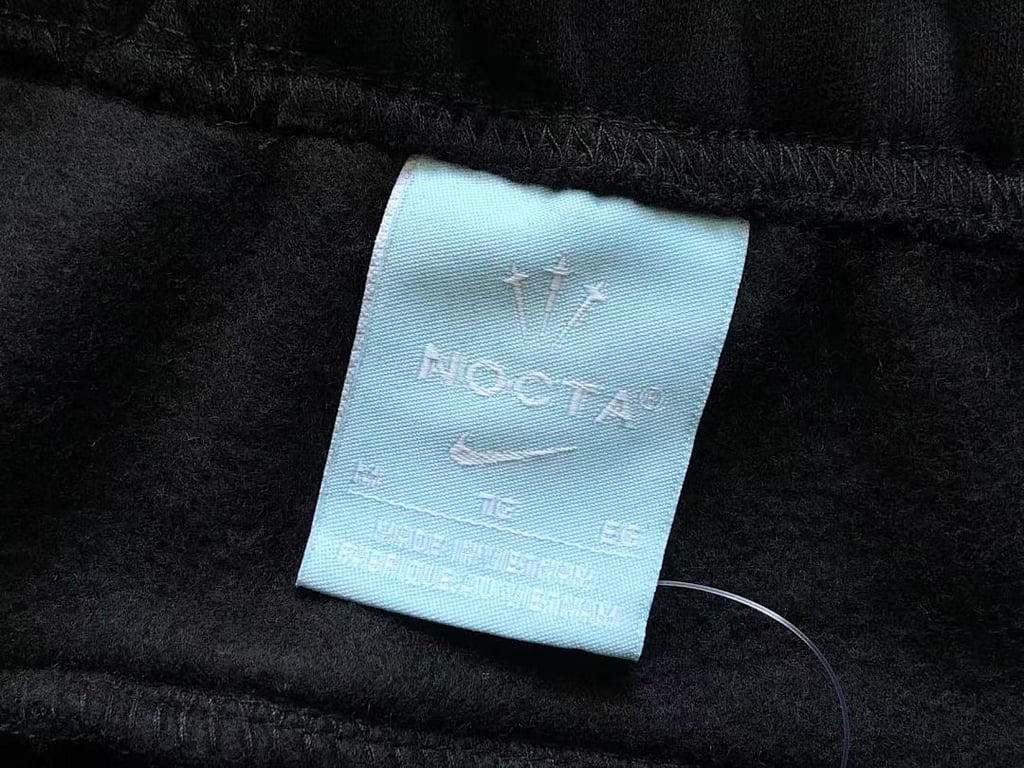 Nike Nocta Fleece Hoodie and Pants Set Black Yellow - 44