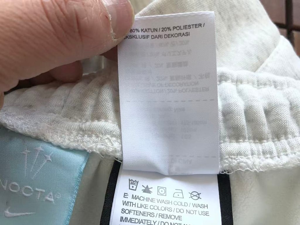 Nocta x Nike Fleece Hoodie & Trousers Tracksuit Grey - 47