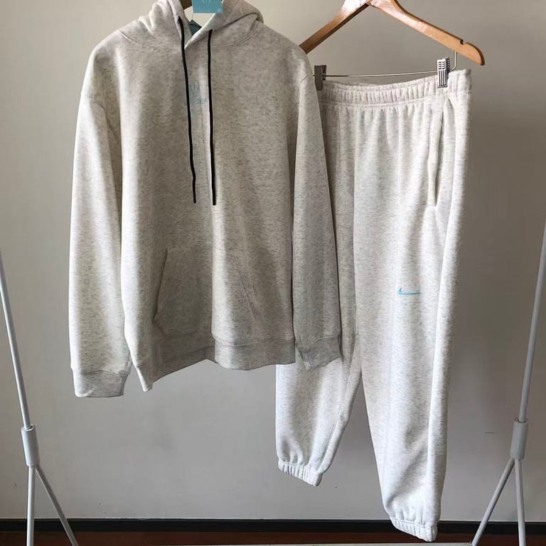 Nocta x Nike Fleece Hoodie & Trousers Tracksuit Grey - 58
